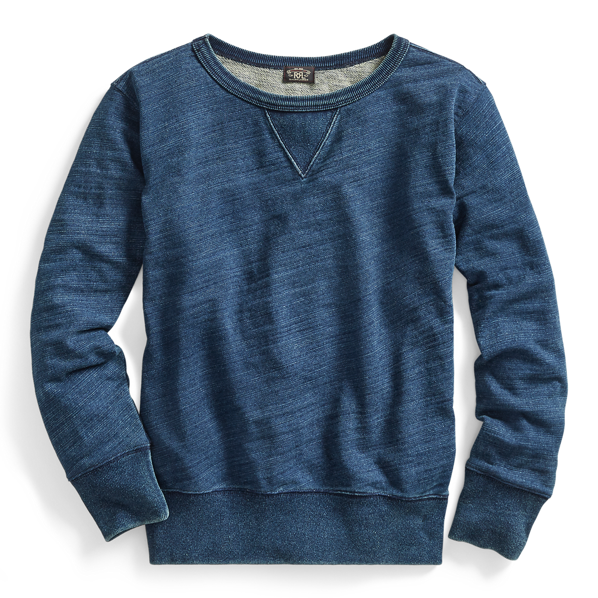 【RRL】FRENCH TERRY SWEATSHIRT French Terry Sweatshirt - Black Indigo