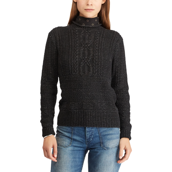 トップス INNAT \" COTTON GUERNSEY SWEATER (BLACK)\" INNAT インアット】COTTON GUERNSEY SWEATER コットンガンジー
