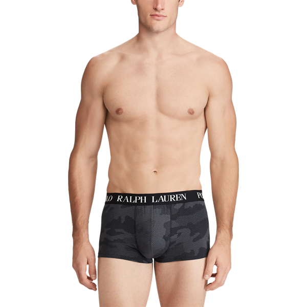 Charcoal Camo Stretch Cotton Pouch Trunk Polo Ralph Lauren 2