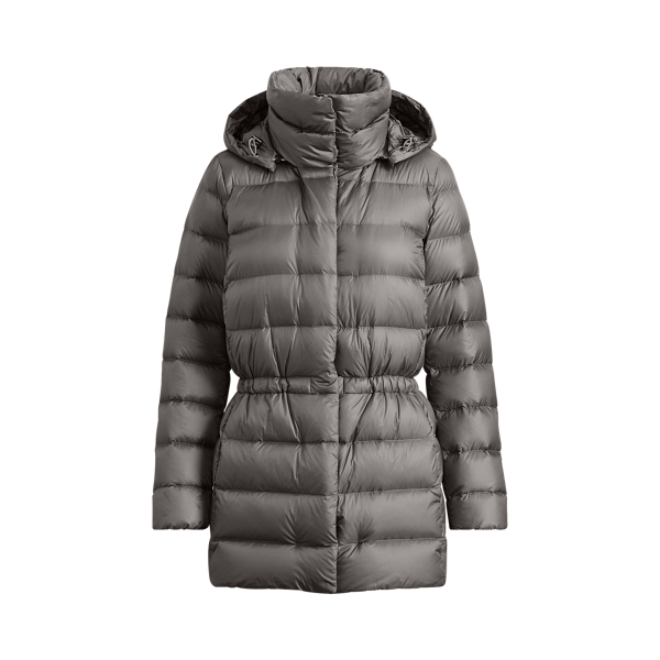 Funnel neck down coat shops