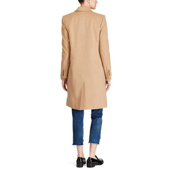 Wool Blend Chesterfield Coat for Women Ralph Lauren CH