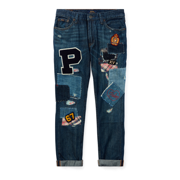 Astor Patchwork Slim Jean