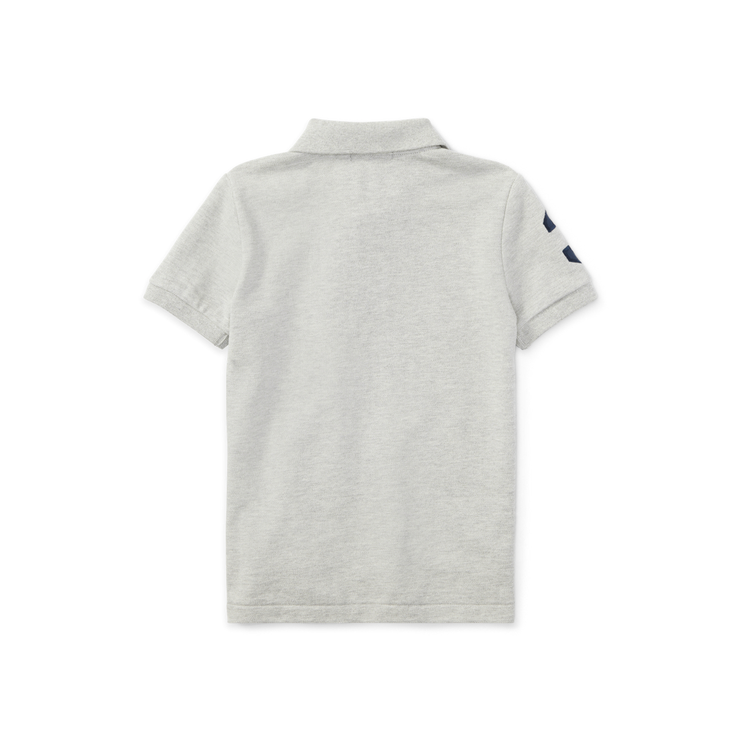 Детское поло Ralph Lauren Big Pony Cotton Mesh Polo, цвет: Меланжевый — фото 1