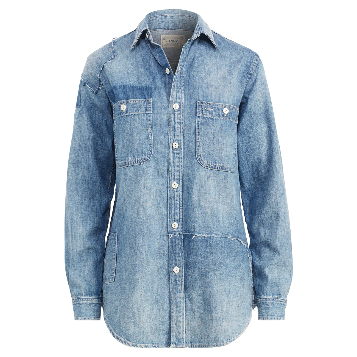 Patchwork Denim Shirt