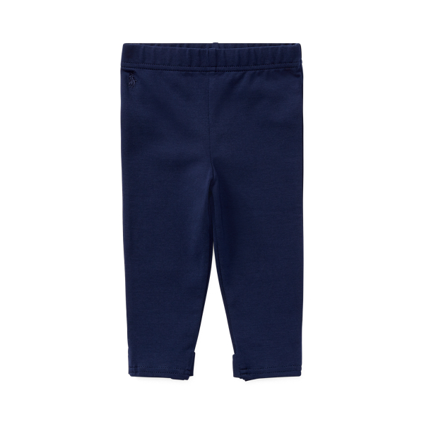 Jersey legging met strik op de rug Baby Girl in 1