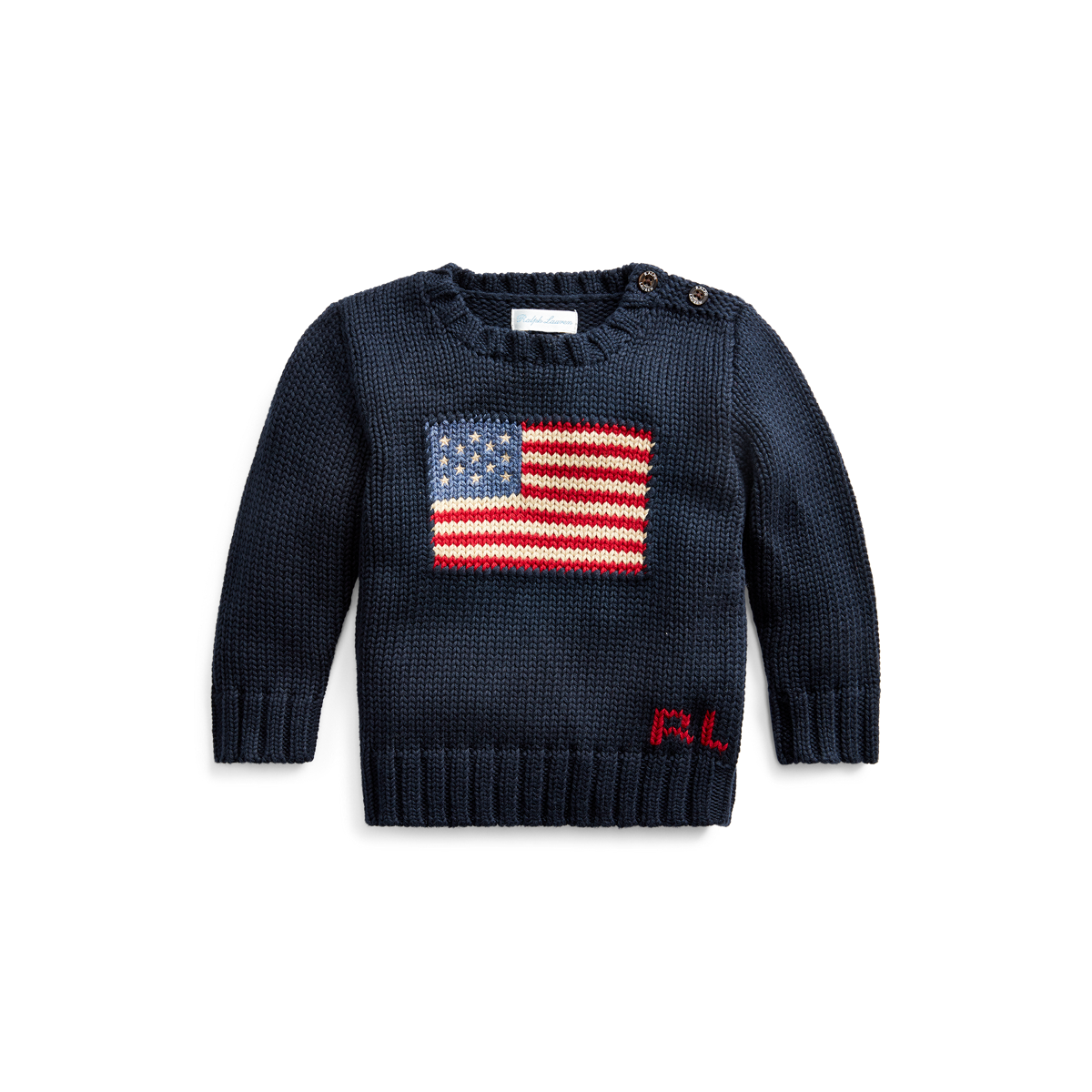 Ralph Lauren deals Polo American Flag Sweater 9 M