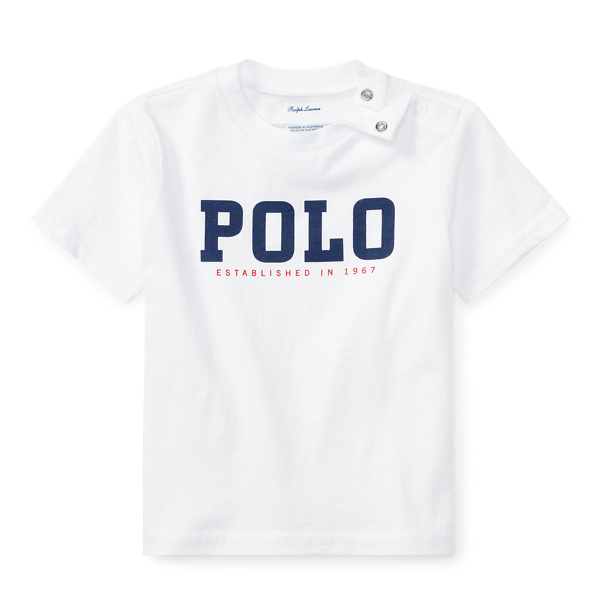 White Cotton Jersey Graphic T-Shirt Baby Boy 1