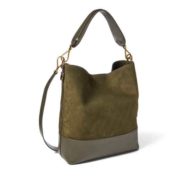 Loden Nubuck Leather Sullivan Bag Polo Ralph Lauren 3