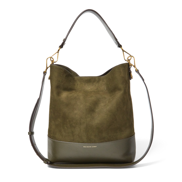 Loden Nubuck Leather Sullivan Bag Polo Ralph Lauren 4