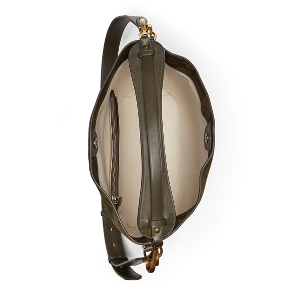 Loden Nubuck Leather Sullivan Bag Polo Ralph Lauren 5