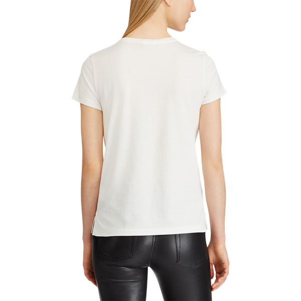 White Short-Sleeve Pocket Tee Ralph Lauren Collection 4