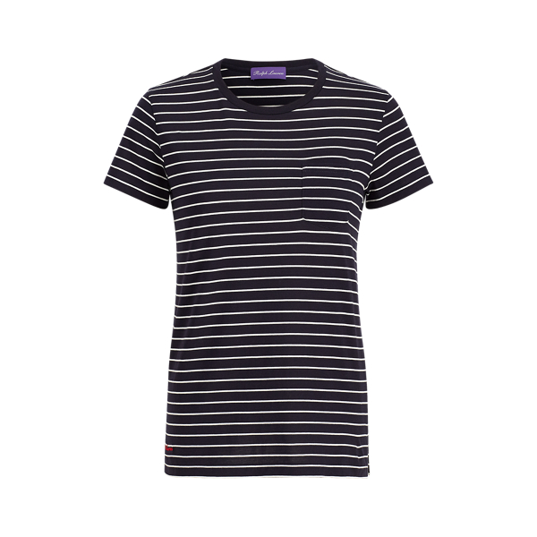 Striped Crewneck Pocket T-shirt Ralph Lauren Collection 1