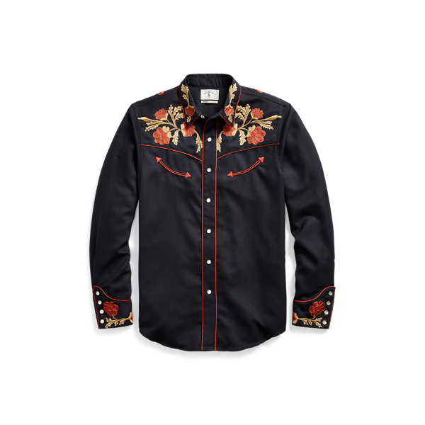 Rl 946 Black Red Limited-Edition Shirt RRL 3