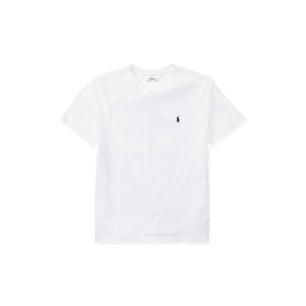 Cotton Jersey V-Neck Tee Boys 6-14 Years 1