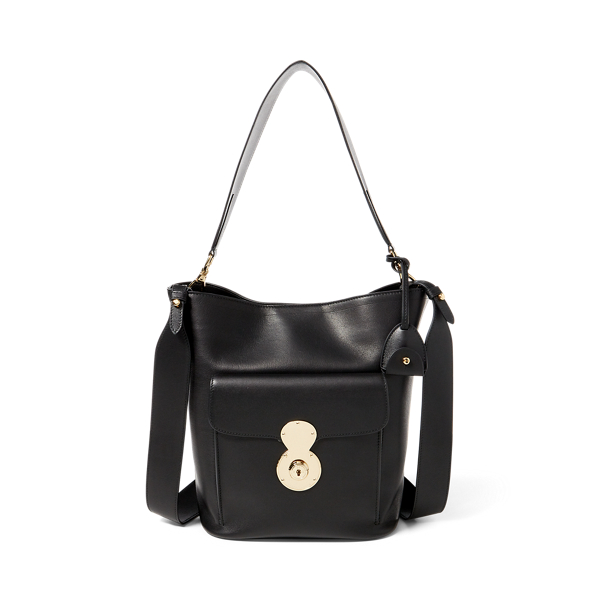 Ralph lauren bucket bag black online