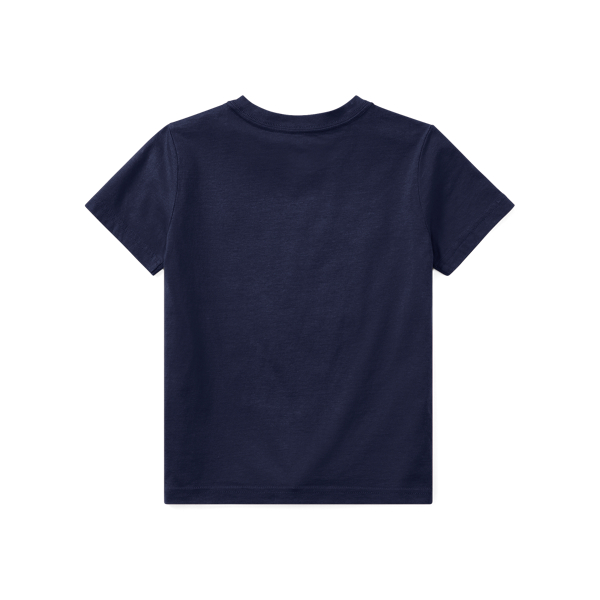 T-shirt em malha de algod&atilde;o Boys 1.5-6 Years em Azul-marinho-escuro 2