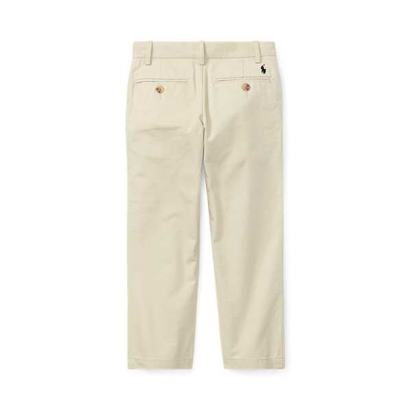Basic Sand Straight Fit Stretch Chino Pant Boys 2-7 2