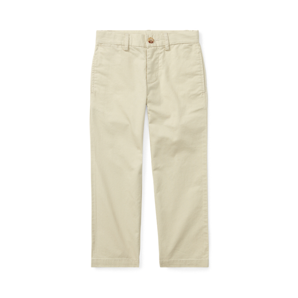 Basic Sand Straight Fit Stretch Chino Pant Boys 2-7 1