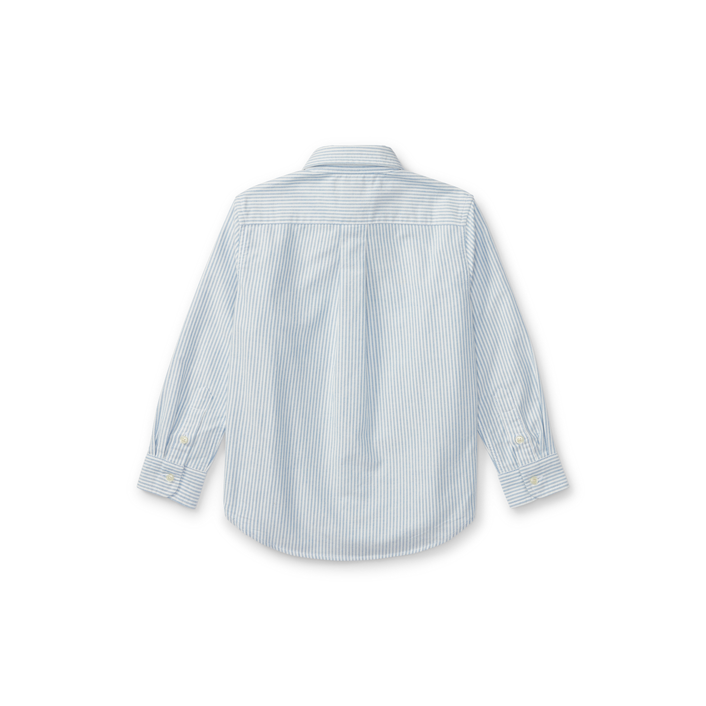 Детская рубашка Ralph Lauren Striped Cotton Oxford, цвет: Светлый синий полосатый — фото 1