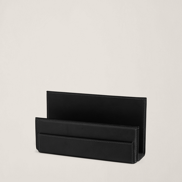 Brennan Leather Letter Rack