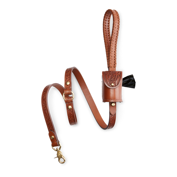 Saddle Dakota Tooled Leather Lead Polo Ralph Lauren Home 2