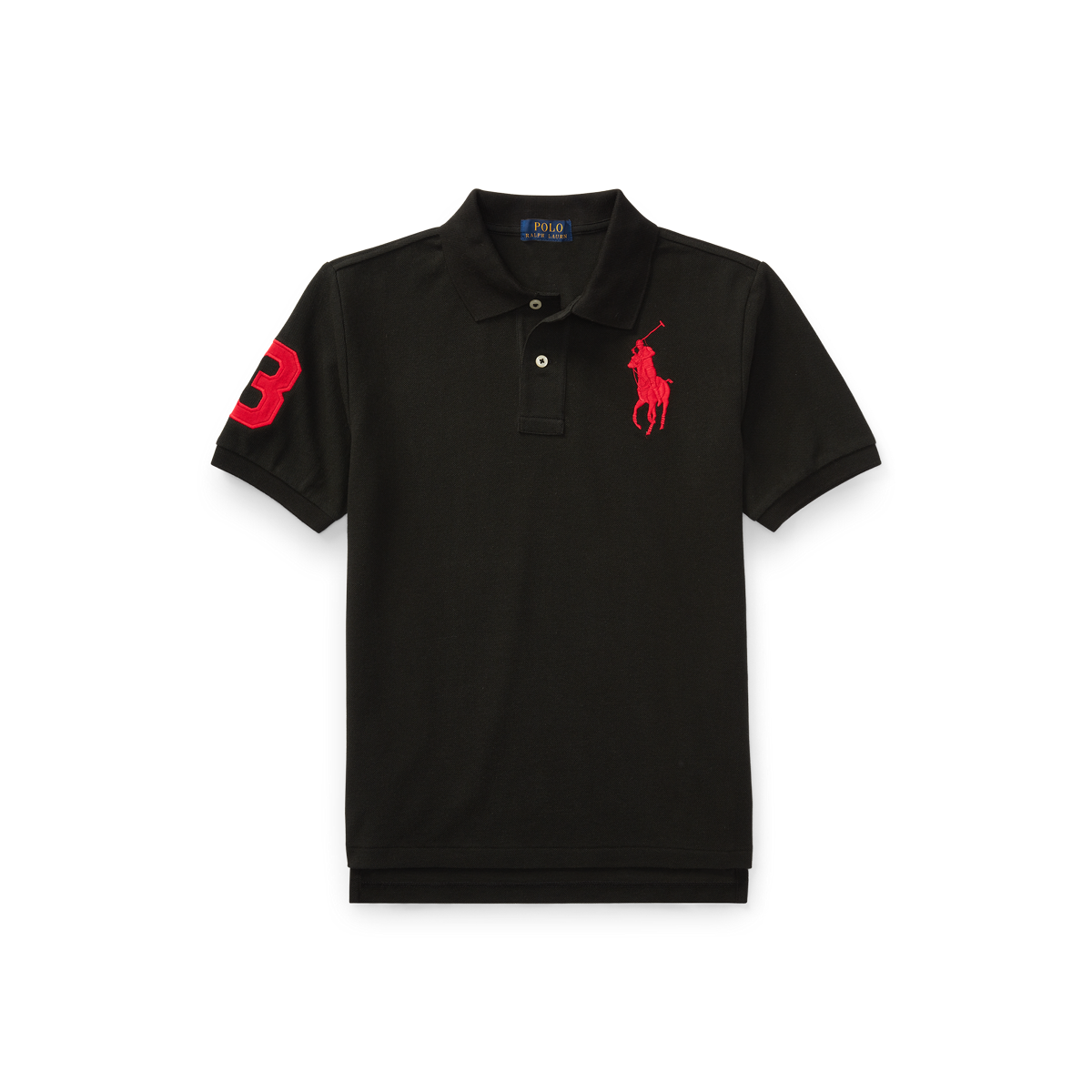 RALPH LAUREN big pony polo shirt ピチT Big Pony Cotton Mesh Polo Shirt