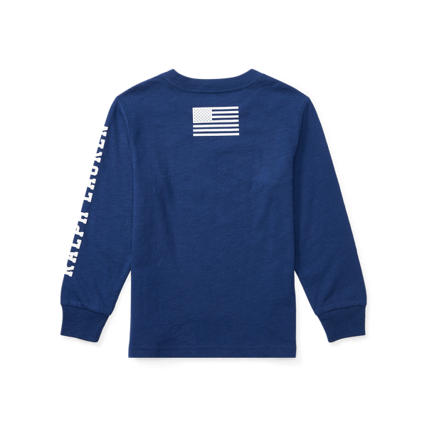 Freshwater Slub Cotton Jersey Graphic Tee Boys 2-7 2