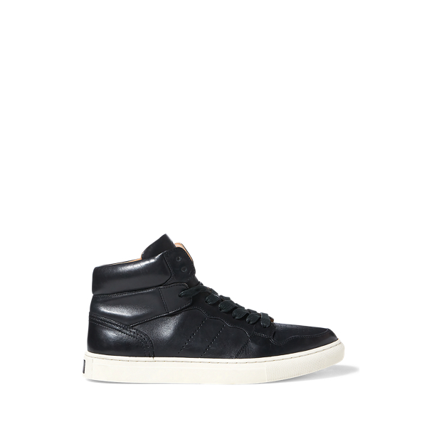 Jory Calfskin High-Top Trainer Polo Ralph Lauren 1