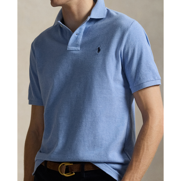 Polo en coton piqu&eacute; Classic Fit Polo Ralph Lauren en Bleu chin&eacute; doux 6