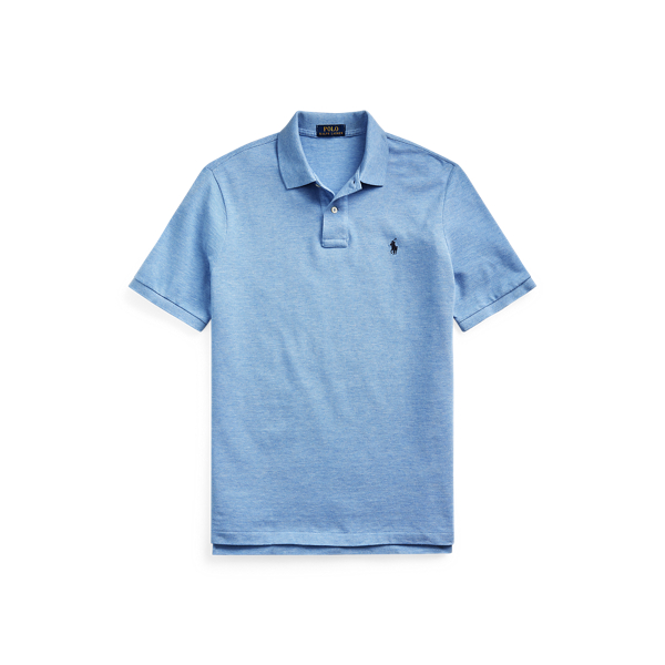 Polo en coton piqu&eacute; Classic Fit Polo Ralph Lauren en Bleu chin&eacute; doux 2