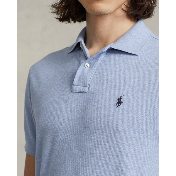 Das legendäre Piqué-Poloshirt Polo Ralph Lauren in Inselblau meliert 6