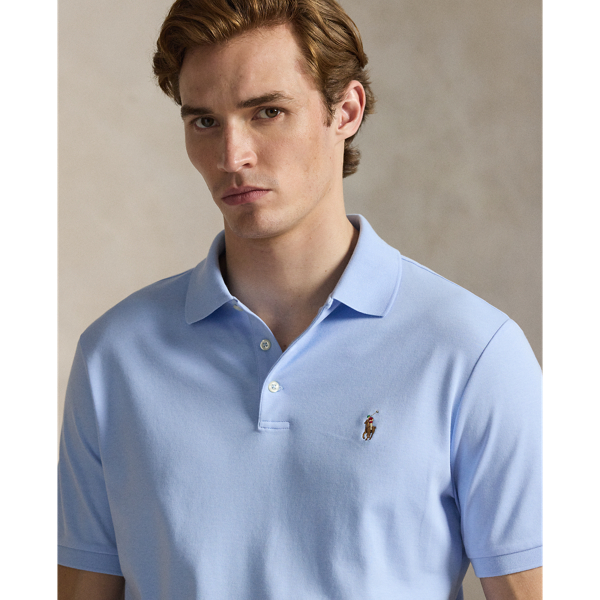 Office Blue Classic Fit Soft Cotton Polo Shirt Polo Ralph Lauren 6