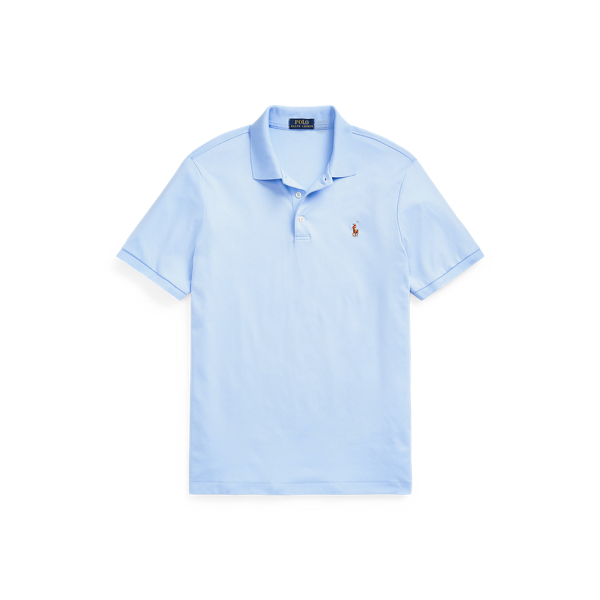 Office Blue Classic Fit Soft Cotton Polo Shirt Polo Ralph Lauren 2
