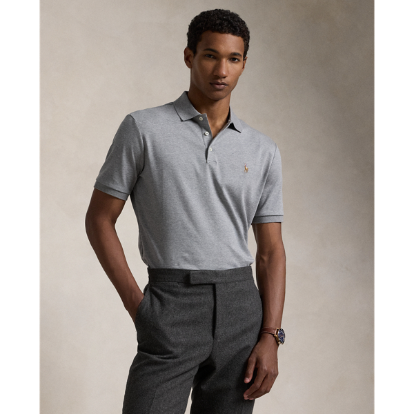 Men s Grey Polo Shirts Ralph Lauren