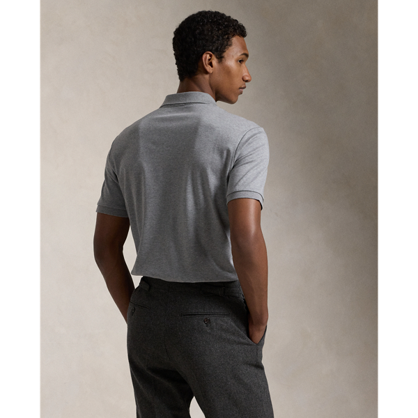 Steel Heather Classic Fit Soft Cotton Polo Shirt Polo Ralph Lauren 5