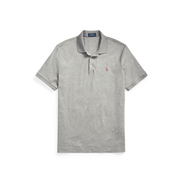 Steel Heather Classic Fit Soft Cotton Polo Shirt Polo Ralph Lauren 2