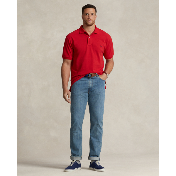 RL2000 Red The Iconic Mesh Polo Shirt Big & Tall 4