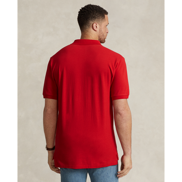 RL2000 Red The Iconic Mesh Polo Shirt Big & Tall 5