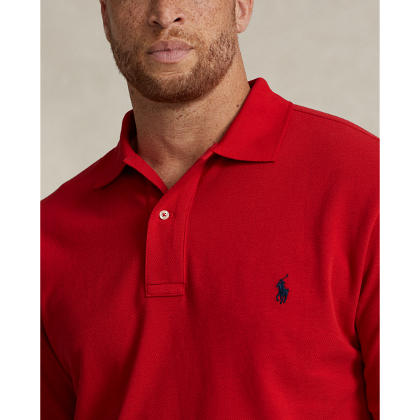 RL2000 Red The Iconic Mesh Polo Shirt Big & Tall 6
