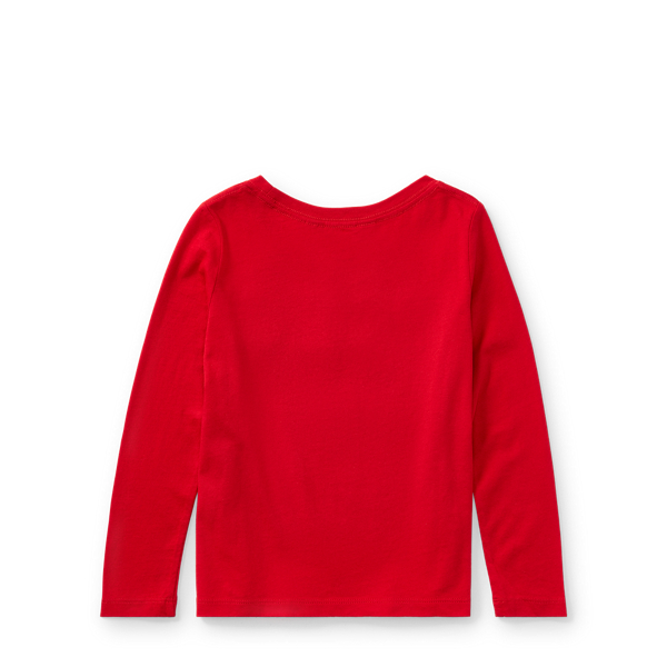 Park Ave Red Polo Long-Sleeve T-Shirt Girls 2-6x 2
