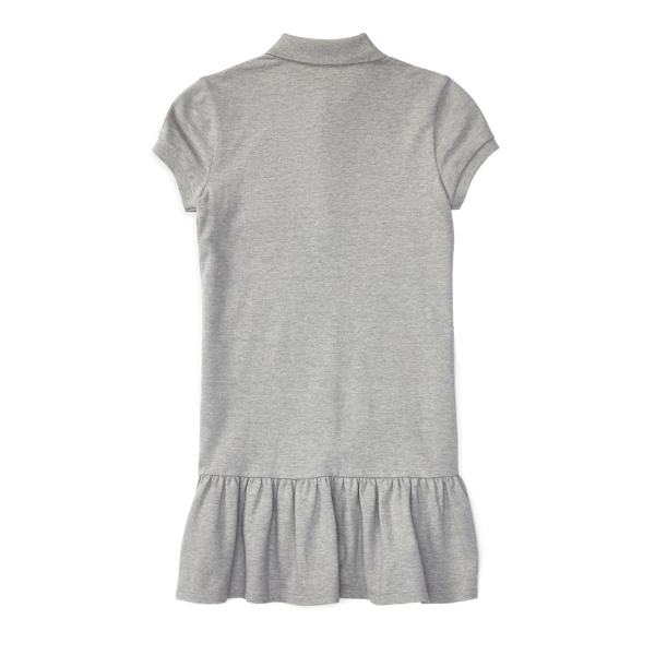 Andover Heather Big Pony Stretch Polo Dress Girls 7-16 2