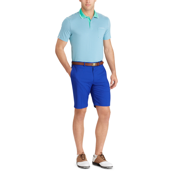 Green/Maidblue/White Active Fit Performance Polo RLX Golf 2