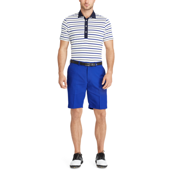 White/Speed Royal/Navy Active Fit Performance Polo RLX Golf 2