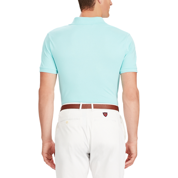 Equator Green Custom Fit Stretch Mesh Polo Polo Golf 4