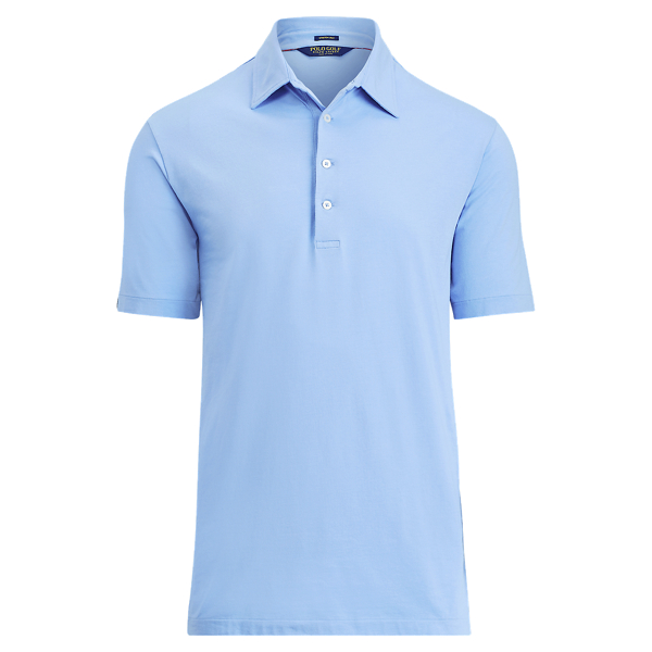 Cabana Blue Active Fit Stretch Lisle Polo Polo Golf 1