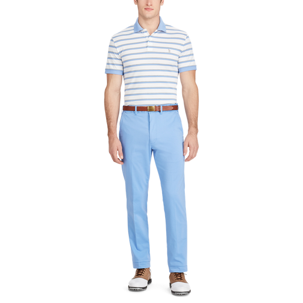 White/Cabana Blue/Lt Grey Custom Fit Performance Polo Polo Golf 2