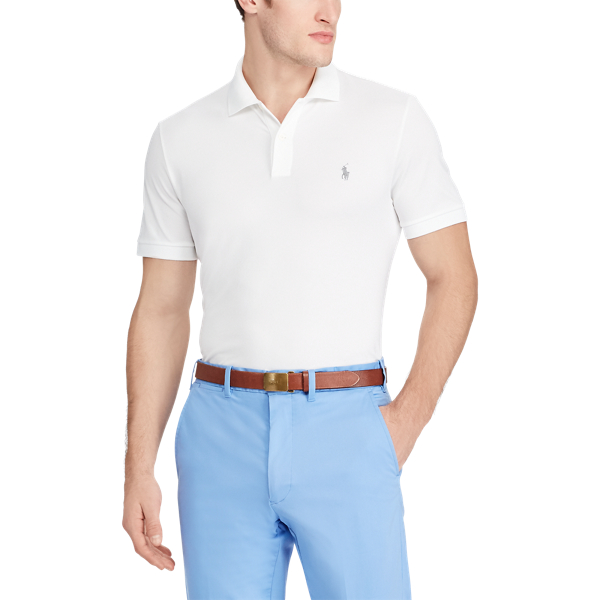White Custom Fit Performance Polo Polo Golf 3