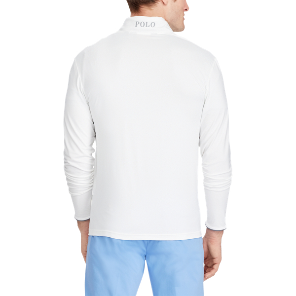 White/Design Grey Performance Half-Zip Pullover Polo Golf 4