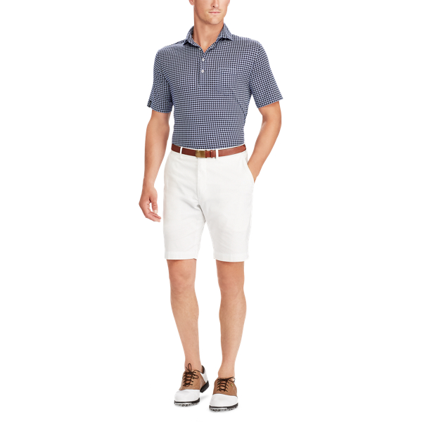 French Navy Foulard Active Fit Jersey Polo Shirt Polo Golf 2