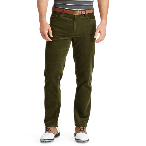 Spanish Olive Classic Fit Corduroy Pant Polo Golf 3